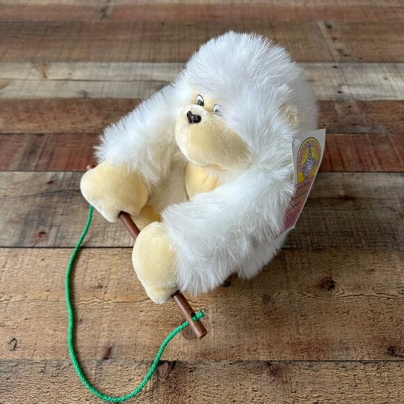 Circus Circus Las Vegas Vintage Monkey Stuffed Animal Plush 10" - Picture 9 of 13